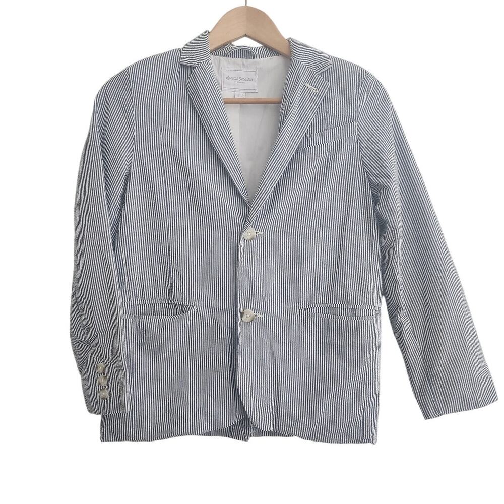 12 Gymboree special occasion seersucker blazer